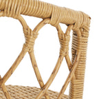 Bohemia Outdoor Brown Wicker Bar Stools, Set of 2