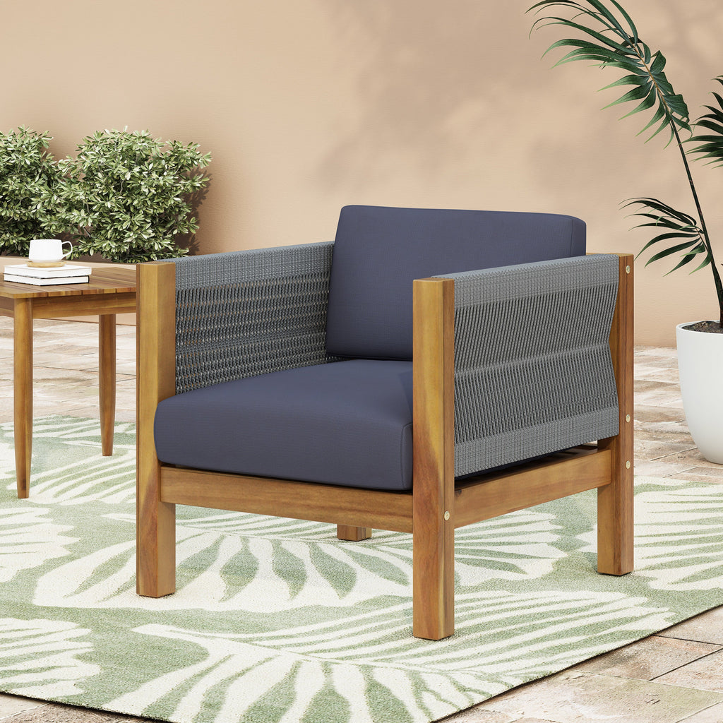 Laurel Outdoor Club Chairs, Set of 2