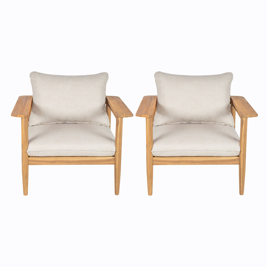Terassi Outdoor Acacia Wood Lounge Chair