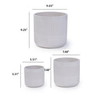 Pavo Handmade Ceramic Planter, Set of 3