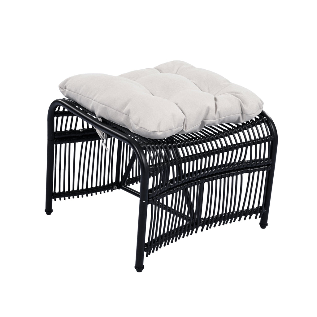 3 Pieces Wicker Outdoor Patio Furniture Set