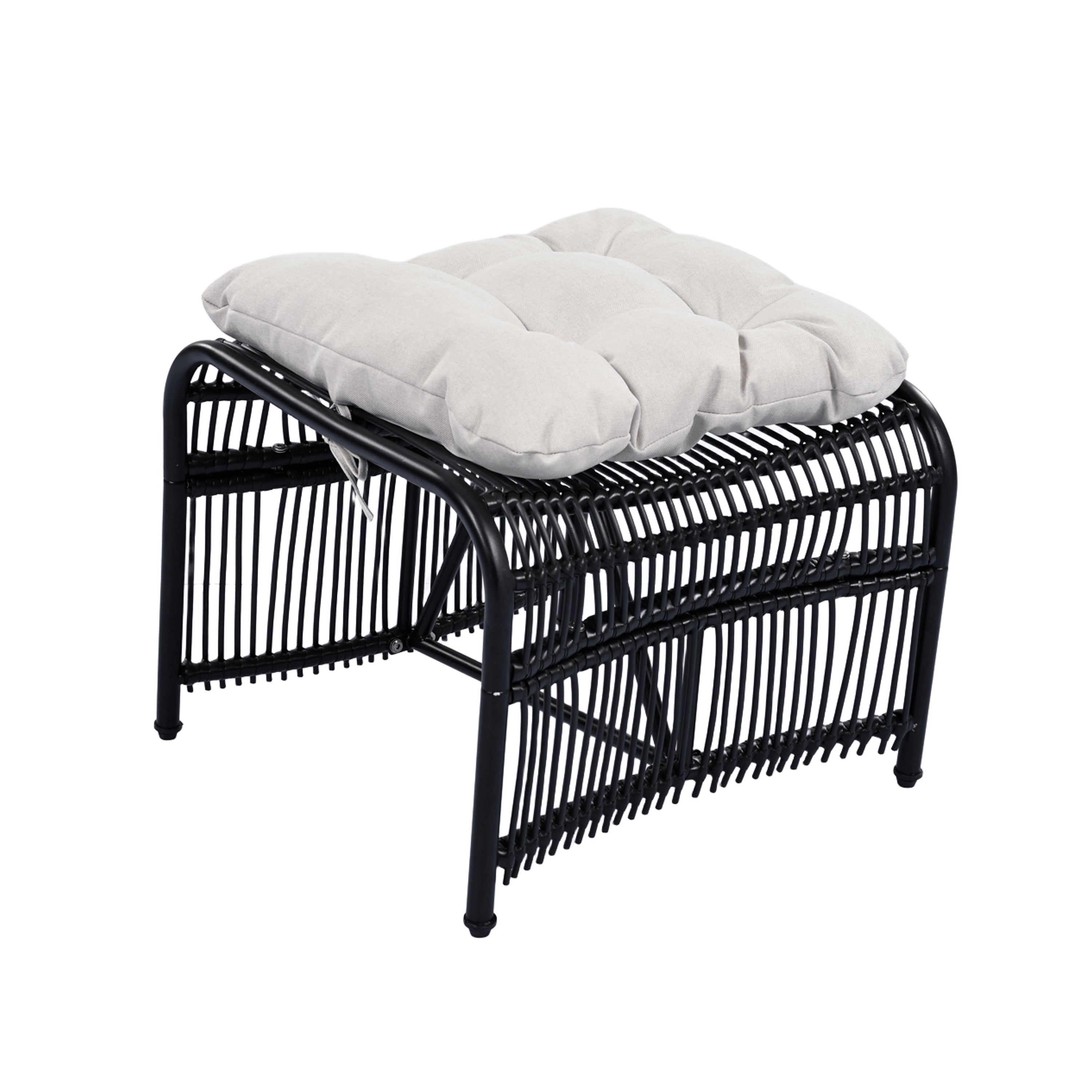 3 Pieces Wicker Outdoor Patio Furniture Set