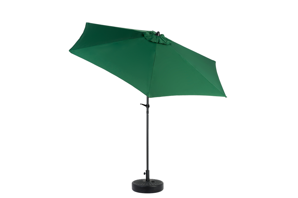 9' Outdoor Patio Umbrella Outdoor Table Umbrella with Push Button Tilt and Crank, Base Not Included