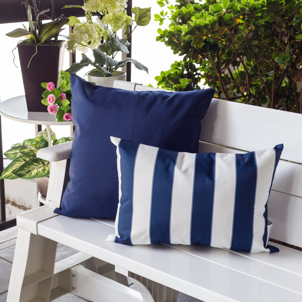 Horizon Stripe Outdoor Lumbar Pillow