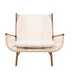 High Square Back Modern Outdoor Rocking Chair