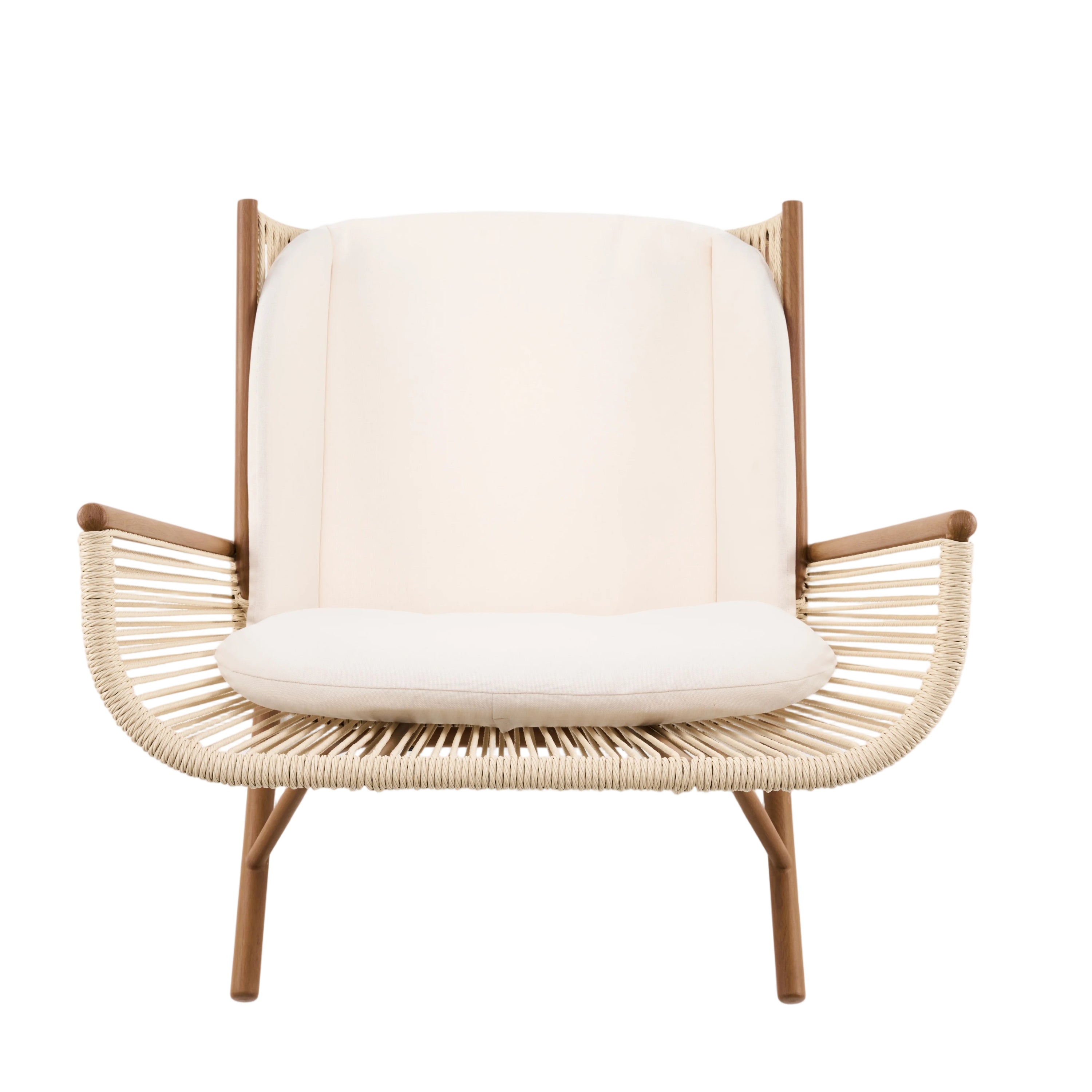 High Square Back Modern Outdoor Rocking Chair