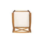 Perla Outdoor Acacia Wood Barstools, Set of 2