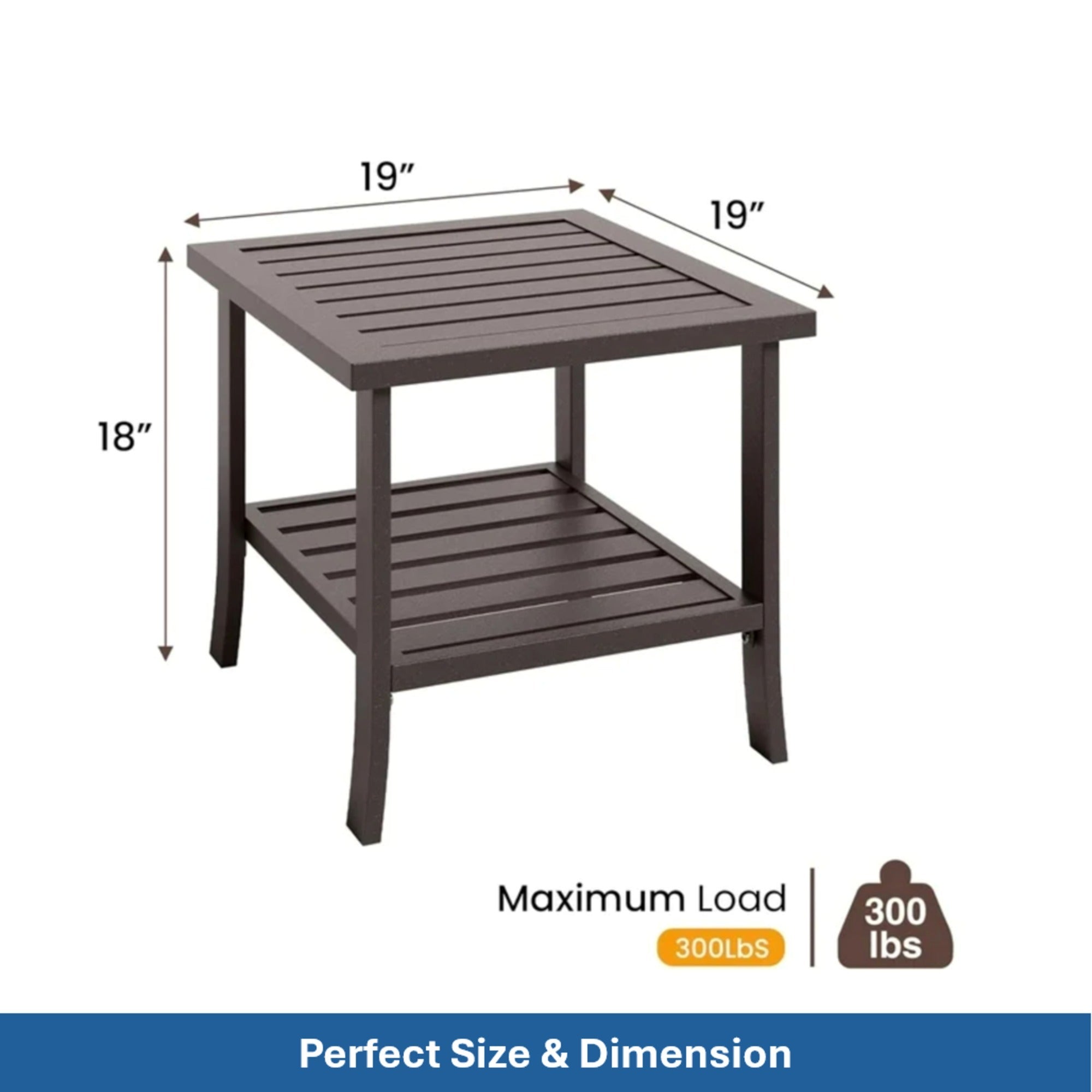 Marisol 5 Piece Metal Patio Furniture Set with 3 Seater Sofa
