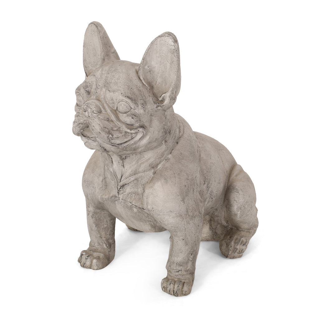 Louise Outdoor French Bulldog Garden Statue