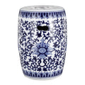 Outdoor Small Porcelain Stool with Dazzling Pattern