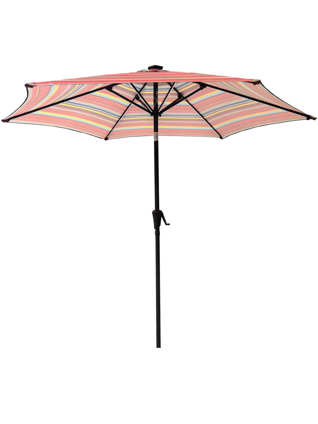 Parasol 9' Patio Umbrella with Lights