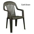 High-Back Resin Stacking Chairs