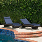 Salem Outdoor Chaise Lounge Cushion, Set of 2