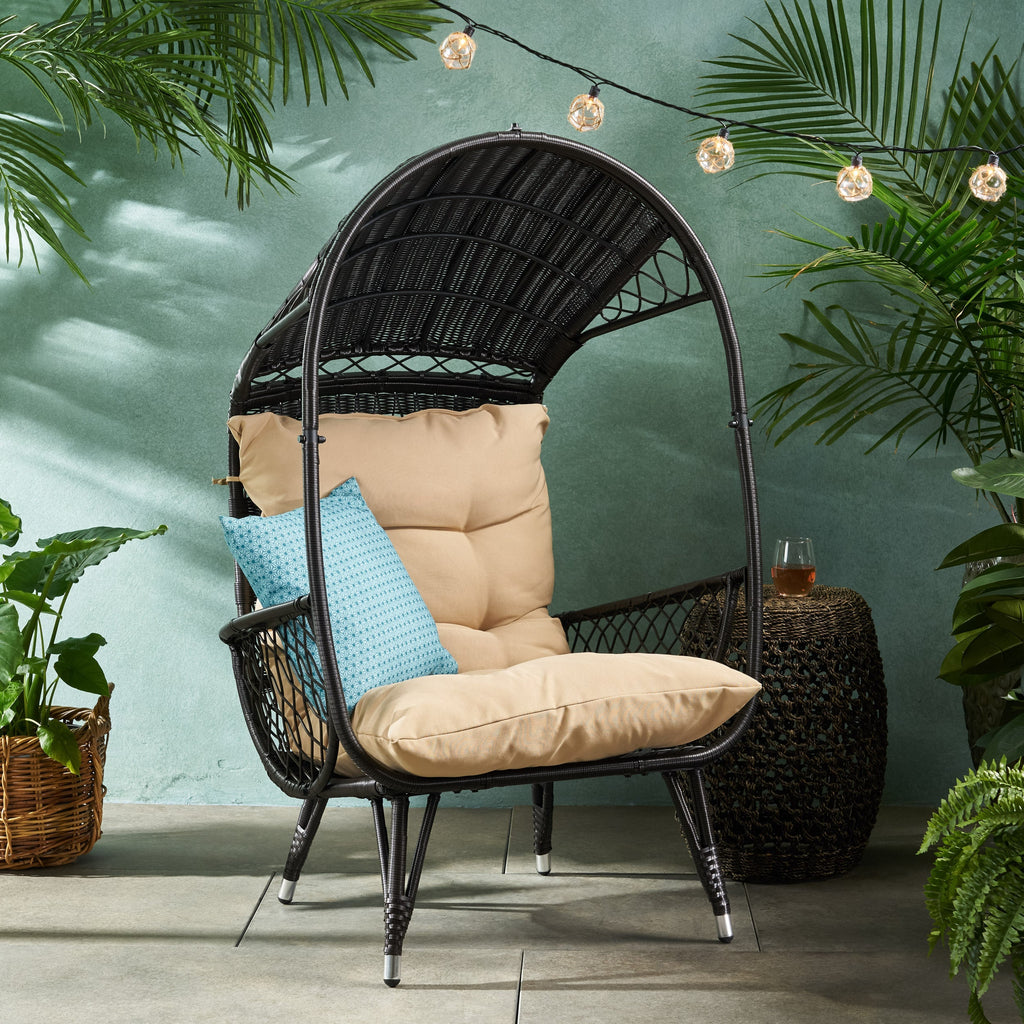 Doris Outdoor Wicker Standing Basket Chair