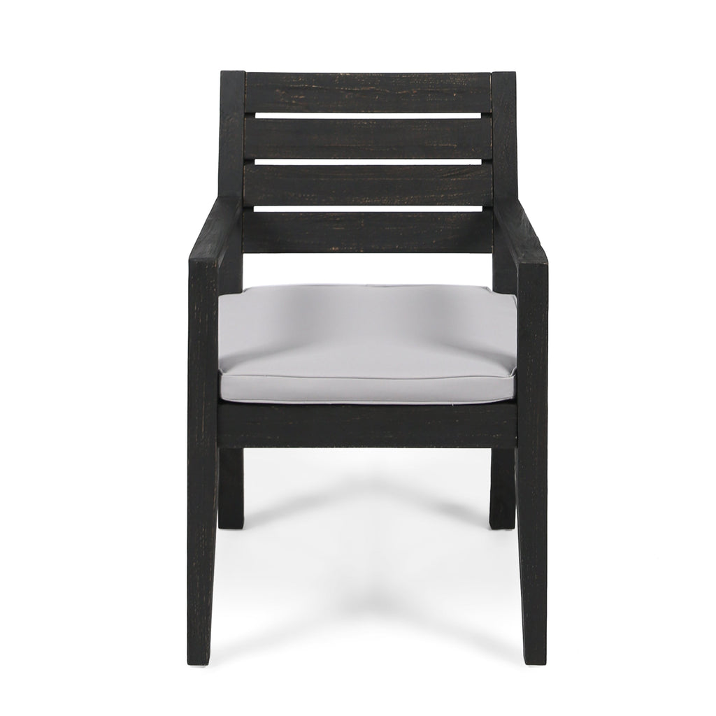Acacia Wood 7-Piece Expandable Outdoor Dining Set