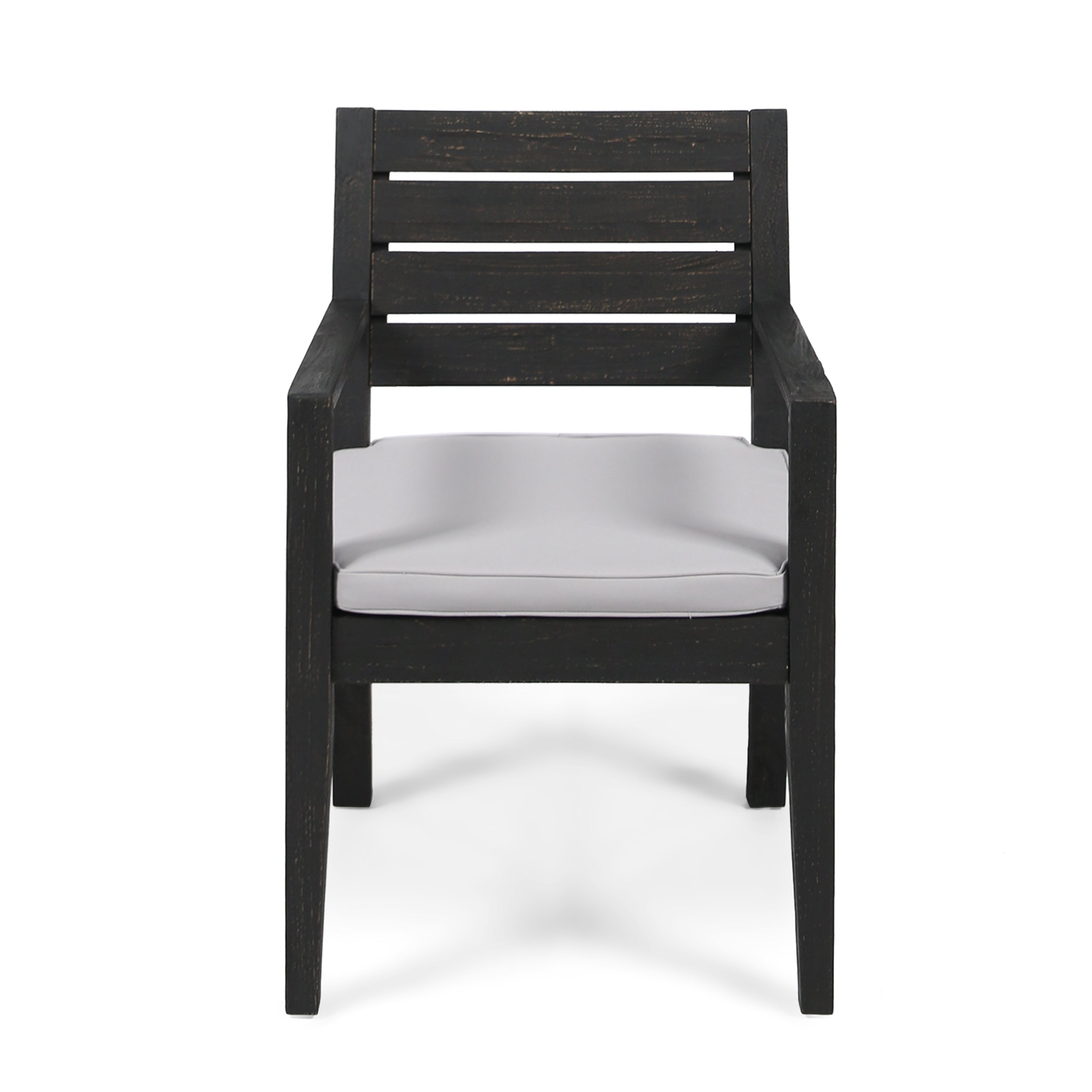 6-Seat Acacia Wood Outdoor Dining Set