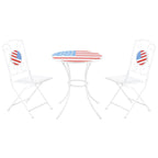 3 Piece Mosaic Americana Patio Bistro Set