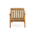 Ellsworth Outdoor Acacia Wood Club Chair