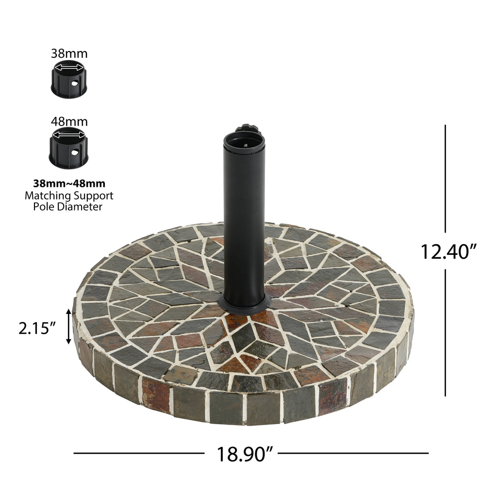 Enzo Tile Round Umbrella Base