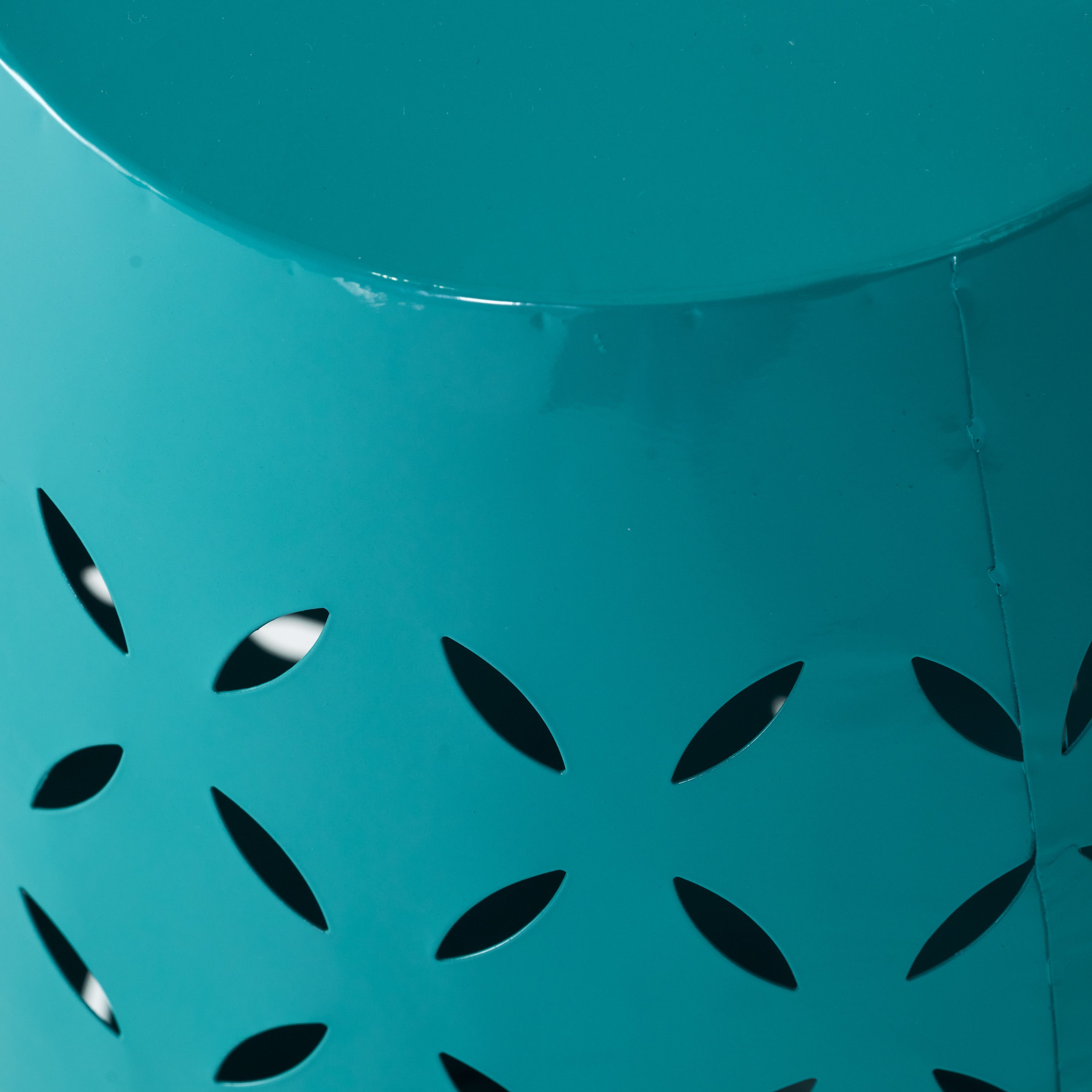 Lilac Outdoor Metal Cutout Accent Table