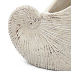 Nautilus Shell Planter with Textured Finish