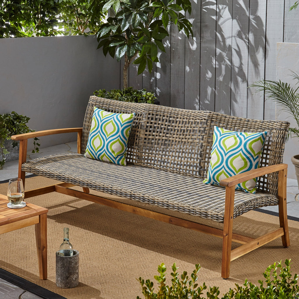 Hampton Outdoor Rattan 3 Seater Sofa