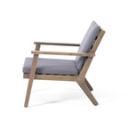 Brixton Outdoor Club Chair with Cushion, Set of 2
