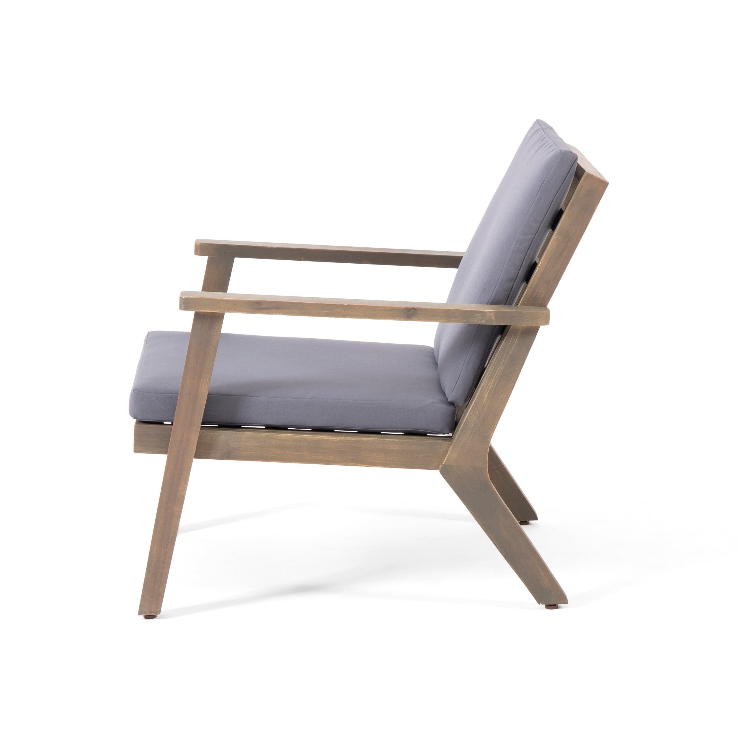 Brixton Outdoor Club Chair with Cushion, Set of 2
