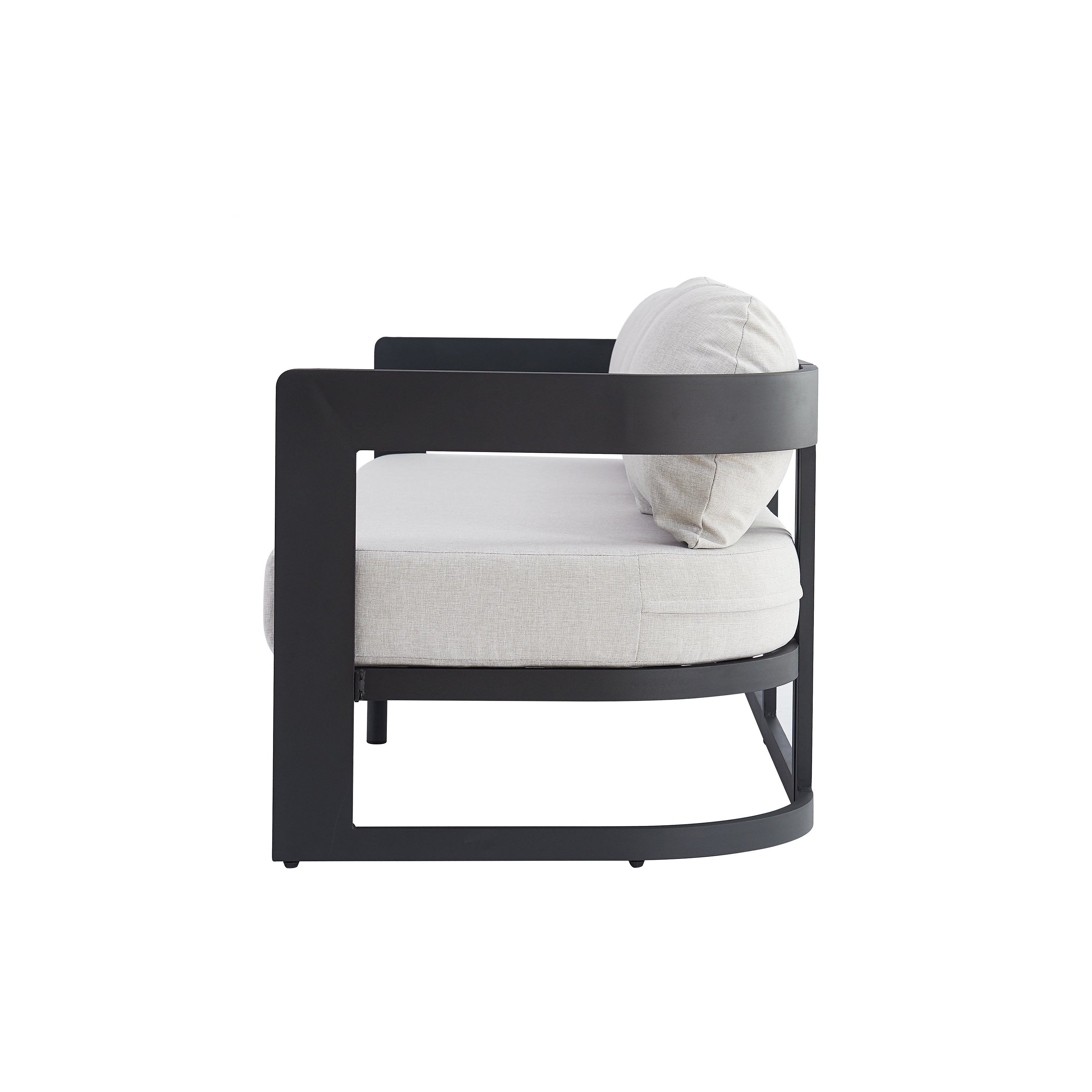 Elko Outdoor Patio Aluminum 3 Seater Sofa
