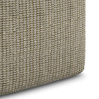Zelma Square Woven Outdoor Pouf