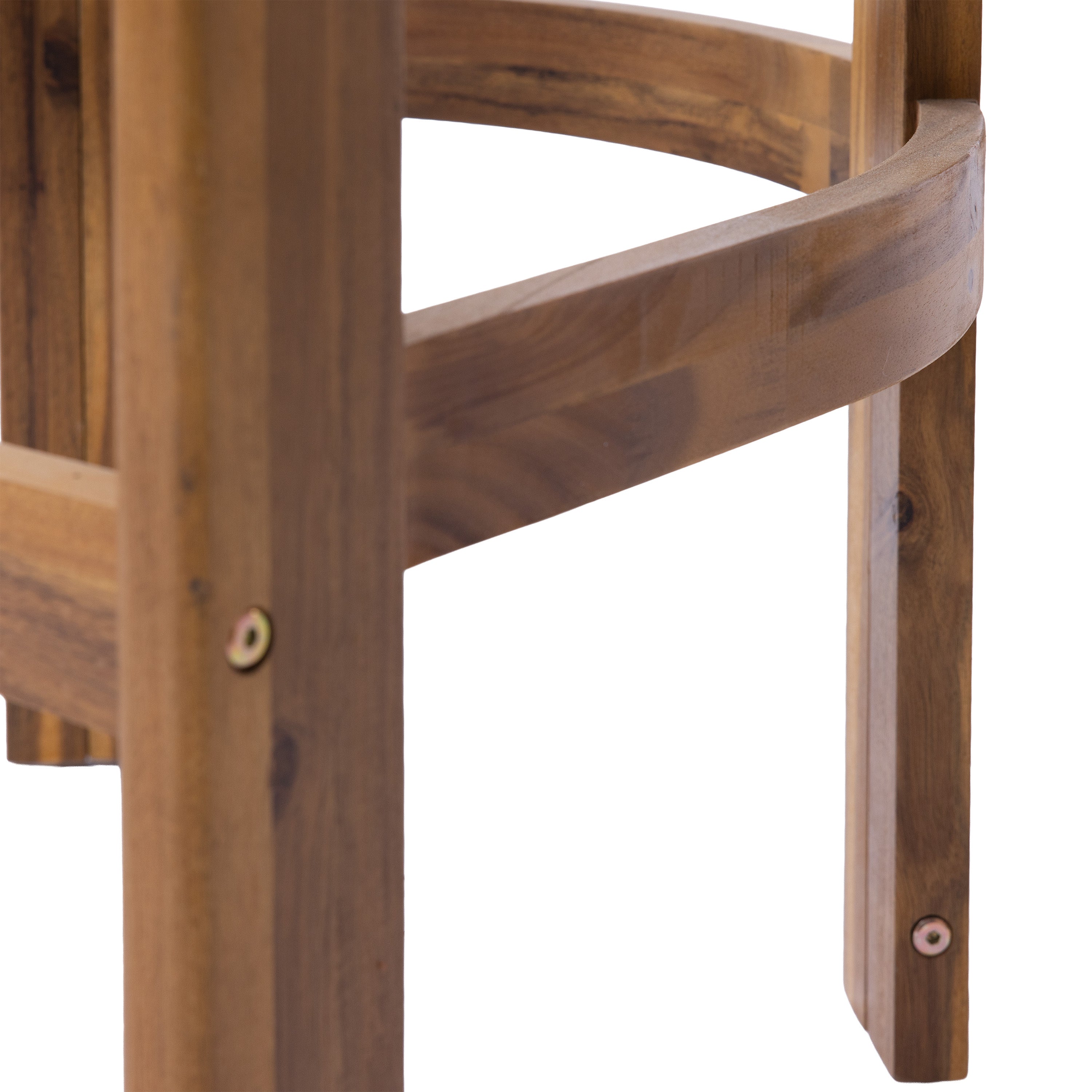 Matera Outdoor Wood & Rope Barstools, Set of 2