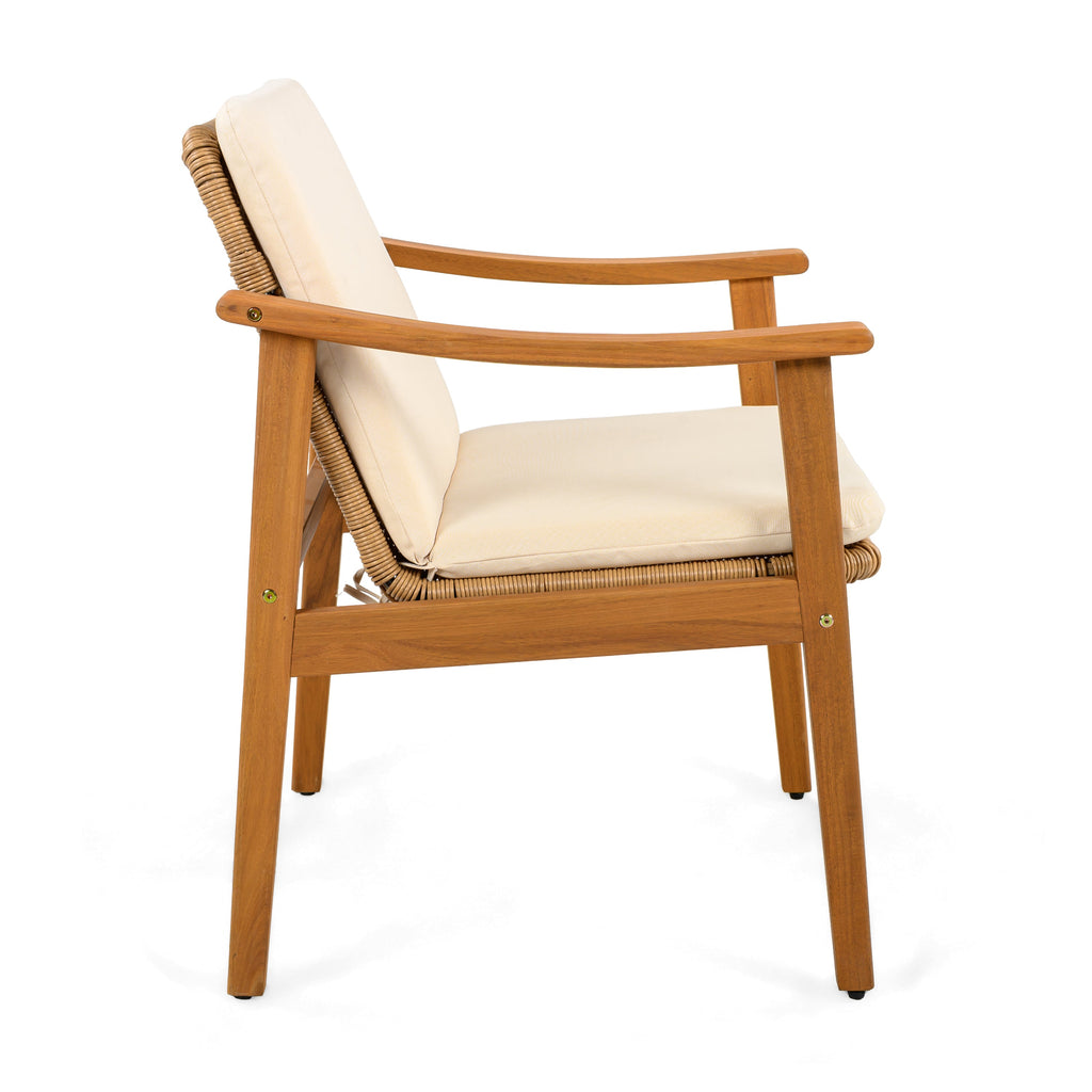 Avenue Acacia Wood Outdoor Dining Chairs, Set of 2