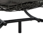 2-Person Swinging Egg Chair with Stand