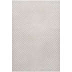 Finn High-Low Modern Minimalist Checkered Monotone Indoor/Outdoor Area Rug