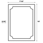 Finn High-Low Modern Minimalist Checkered Monotone Indoor/Outdoor Area Rug