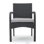Cordoba Outdoor Wicker Dining Chairs, Set of 2