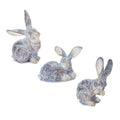 Garden Rabbit Figurine, Set of 3