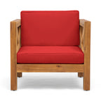 Brava Outdoor Club Chair with Water-Resistant Cushions