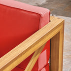 Brava Outdoor Club Chair with Water-Resistant Cushions