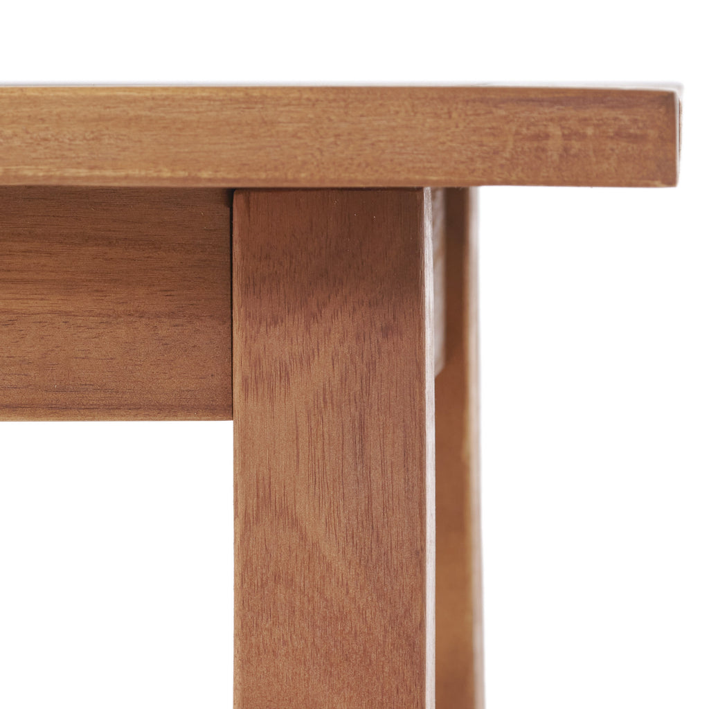 Selma Acacia Wood Outdoor Accent Side Table
