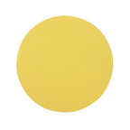 Symmetry Yellow Outdoor Cylindrical End Table with Overlapping Circle Pattern
