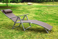 Outsunny Adjustable Folding Reclining Chair Outdoor Sun Lounger Patio