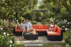 Outsunny 7 Piece Rattan Sofa Set Wicker Garden Outdoor Furniture