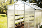 Outsunny 10'x6.25'x6.4' Walk-In Cold Frame Greenhouse Plant Growing Shelter