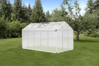 Outsunny 10'x6.25'x6.4' Walk-In Cold Frame Greenhouse Plant Growing Shelter