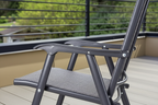 Outsunny 4-Piece Folding Dining Chair Set for Relaxing on Patio,