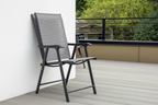 Outsunny 4-Piece Folding Dining Chair Set for Relaxing on Patio,