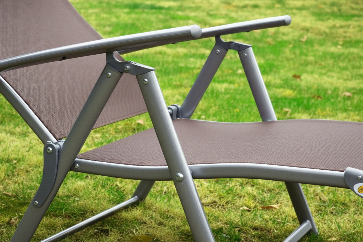 Outsunny Adjustable Folding Reclining Chair Outdoor Sun Lounger Patio