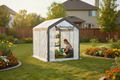 Outsunny 6 x 8ft Greenhouse Walk-in Portable Gardening Plant Flower