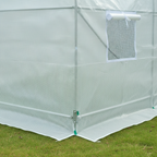 Outsunny 8.2x6.6x6.6ft Walk-in Tunnel Greenhouse Garden Warm House